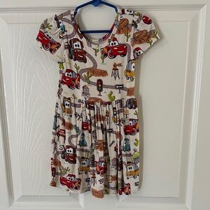 Little Sleepies Cars Print Dress